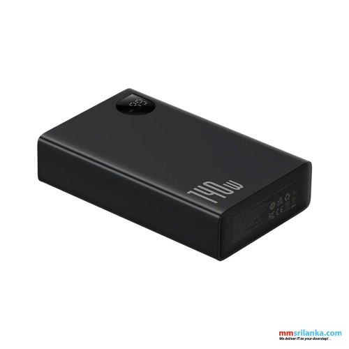 Baseus 24000mAh 140W Adaman Digital Display Fast Charge Power Bank Cluster Black (6M)